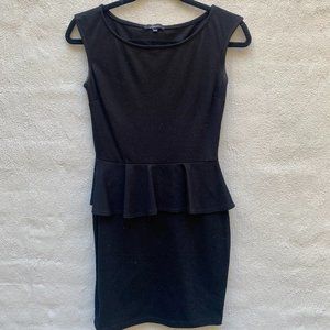 Peplum Little Black Dress